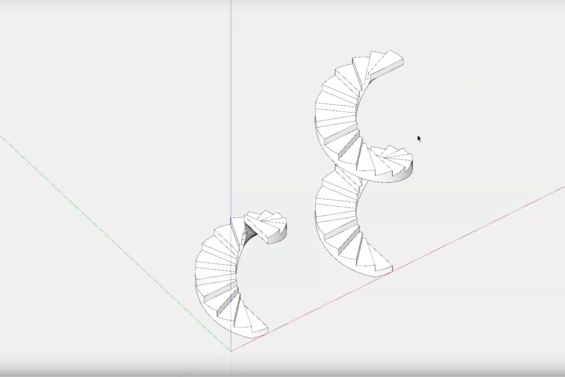 Escalera de Caracol con Truebend