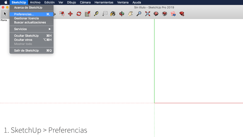 Colección de materiales en Mac OSX