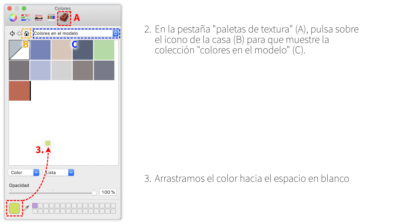 Creación de materiales en Mac OSX