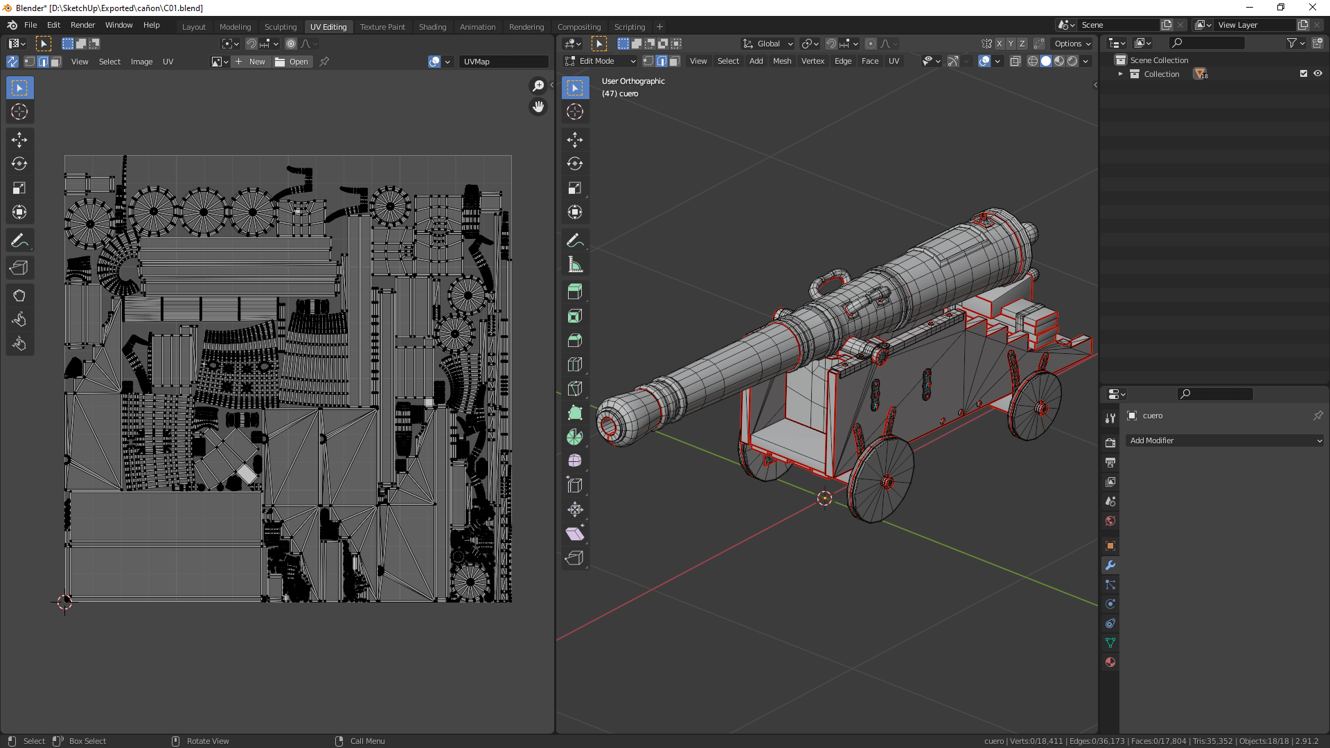 UVs en Blender